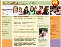 Exeter Young Strings website
