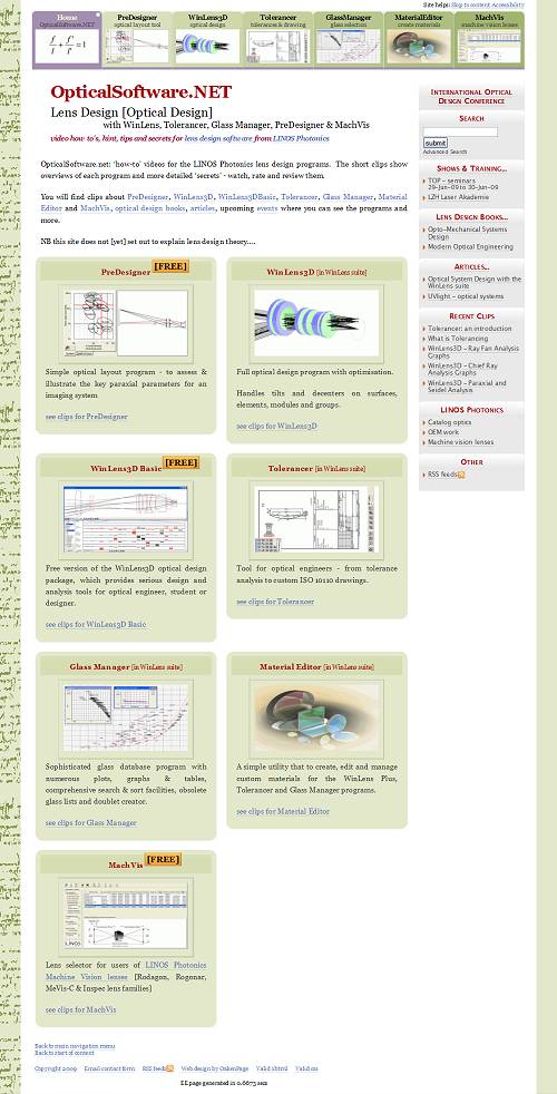 opticalsoftware.net: WinLens and lens design